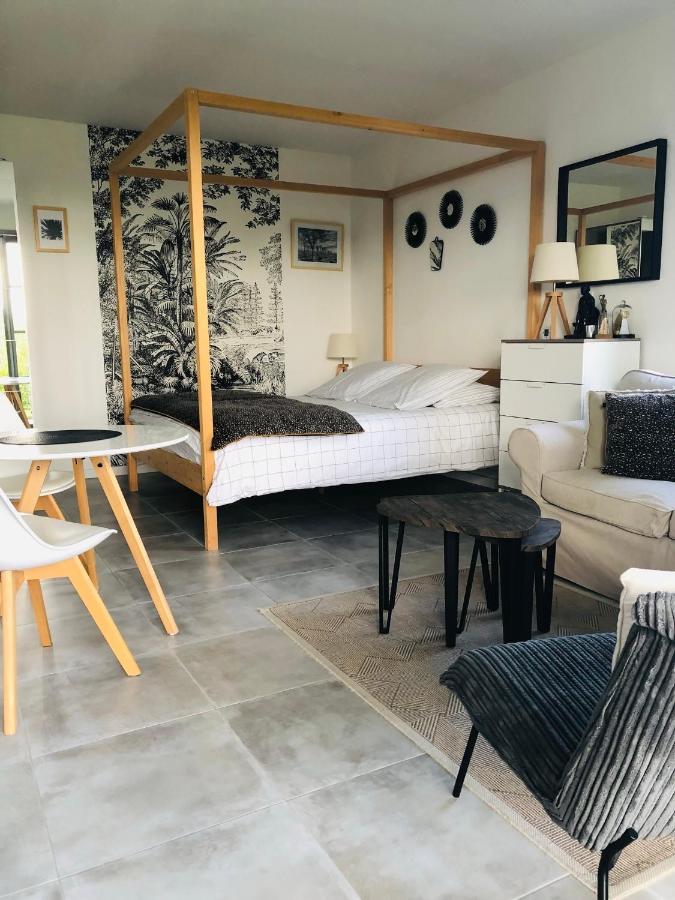 Bel Air Studios-Terrasse Couverte-Jardinet-Vue Pont De Normandie-Parking Prive องเฟลอร์ ภายนอก รูปภาพ
