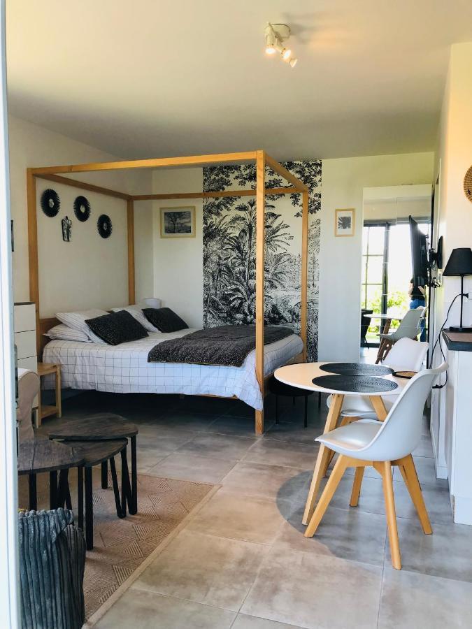 Bel Air Studios-Terrasse Couverte-Jardinet-Vue Pont De Normandie-Parking Prive องเฟลอร์ ภายนอก รูปภาพ